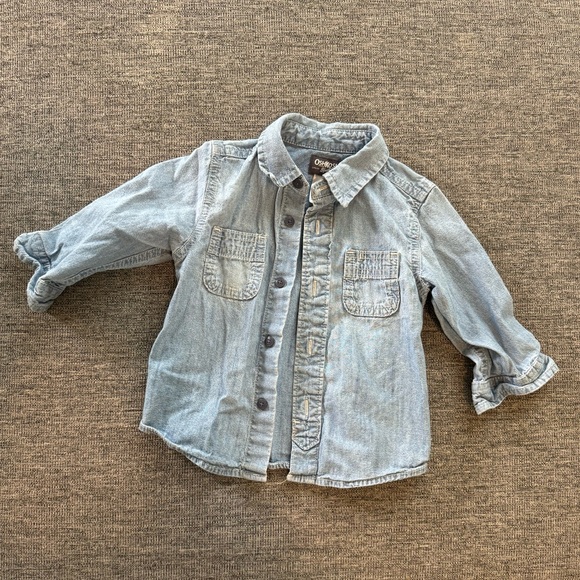 Cute toddler chambray jean top! - Picture 1 of 2